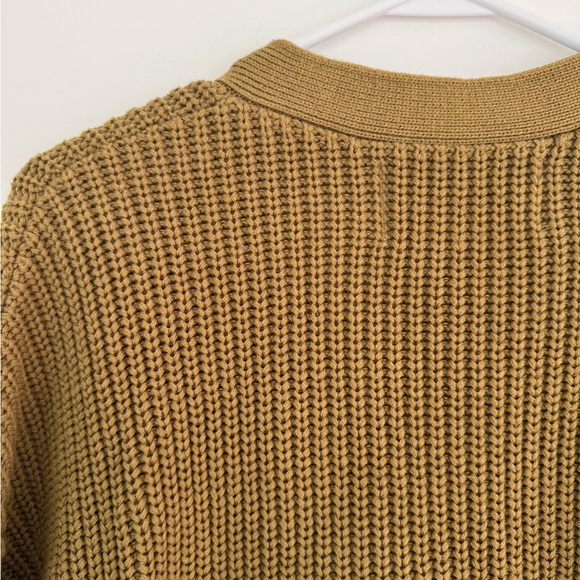 Tradlands Shelter Cotton Cardigan in Dark Olive Green, size XS LIKE NEW - Picture 8 of 10
